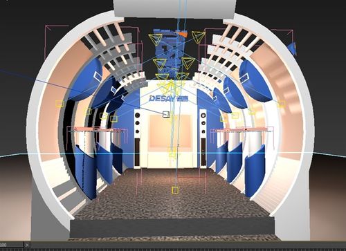 未来语汇 现代经典商品展览厅的3D模型与空间叙事设计